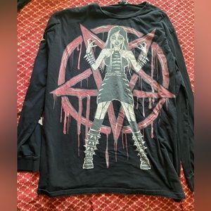 Dolls Kill oversized goth sweater